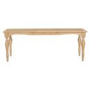 Topmax - Vintage Traditional Extendable Dining Table Set With Removable Leaf