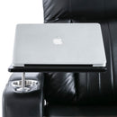 Premium Power Recliner & Storage Arms, Cupholders, Swivel Tray Table And Cell Phone Stand - Black