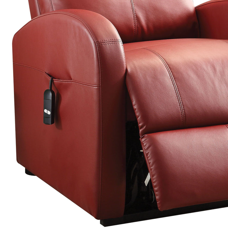 Ricardo - Recliner With Power Lift - Red