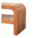 Darcy - Media Unit With Shelf - Antique Brown