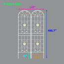 Garden Metal Trellis Rustproof Trellis For Climbing Plants Outdoor Flower Support