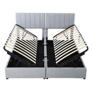 Upholstered Platform Bed With A Hydraulic Storage System