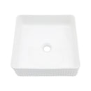 Modern Ceramic Rectangular Vessel Bathroom Sink