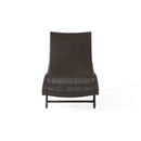 Kauai - Modern Style Wicker Chaise Lounge - Brown Multi