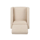 Kiersten - Contemporary Fabric Pushback Recliner