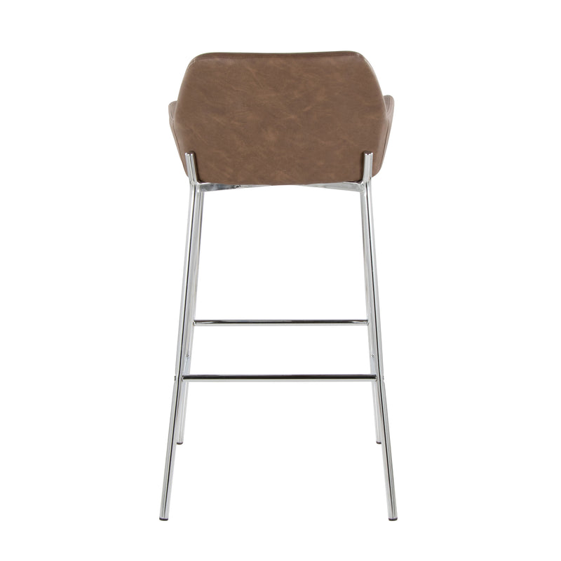 Daniella - Contemporary Fixed Height Barstool (Set of 2)