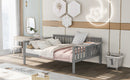 Full size Daybed, Wood Slat Support, Gray