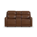 Alister - Power Gliding Loveseat With Console, Power Headrests & Lumbar