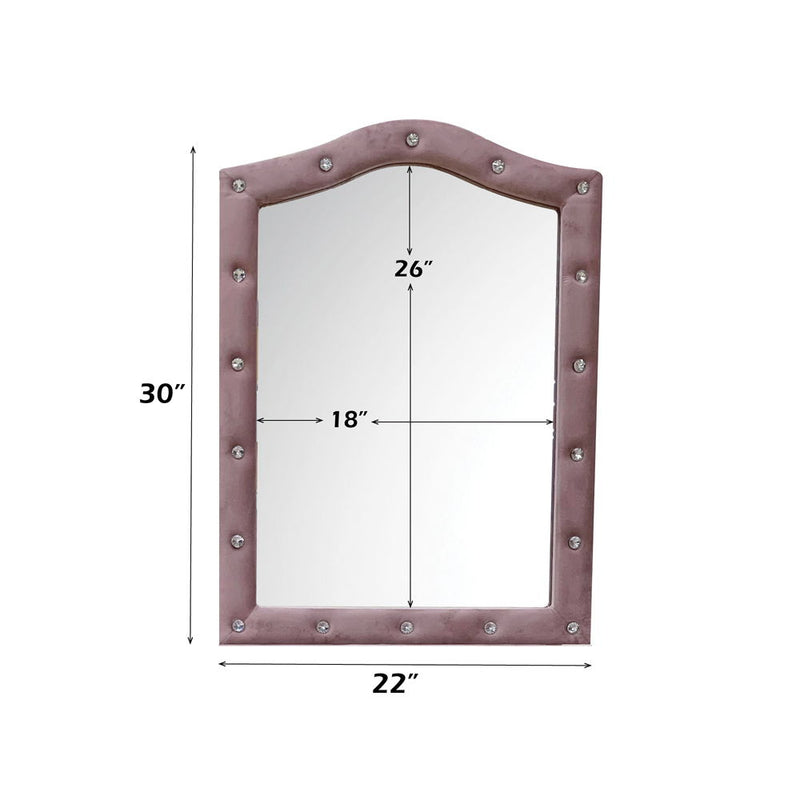 Reggie - Mirror - Pink Fabric