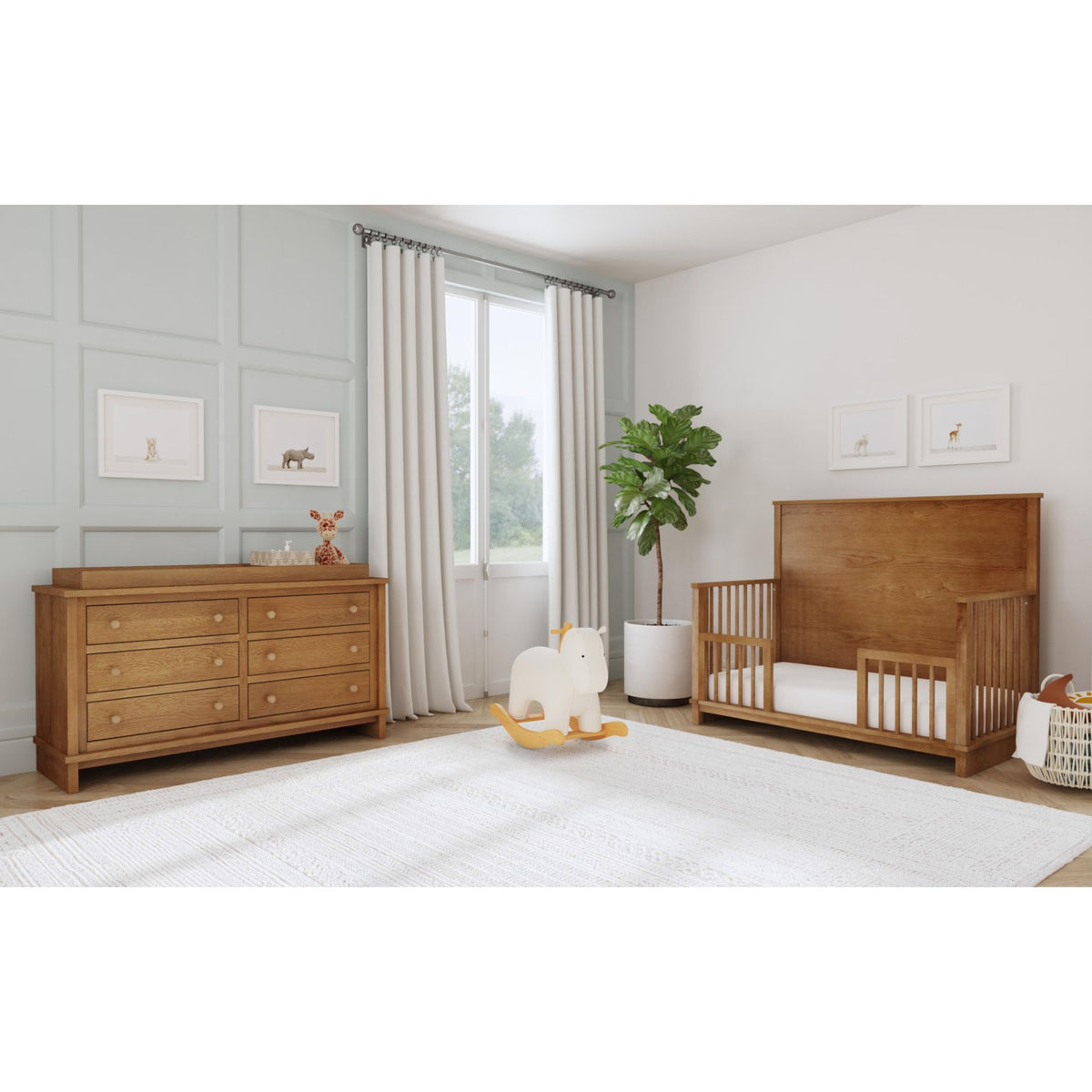 Wyller Dresser And Topper in Light Brown by Elements International, view 3