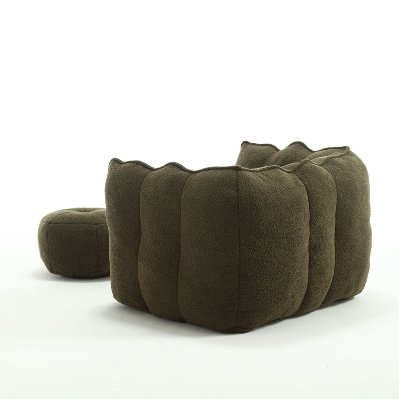 Soft Bean Bag Chair With High Resilient Foam (Chips)