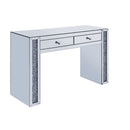 Noralie - Vanity Desk - Mirrored & Faux Diamonds - Atlantic Fine Furniture Inc