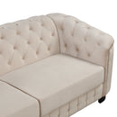 Sofa With Thick Removable Seat Cushion, 3 Seater