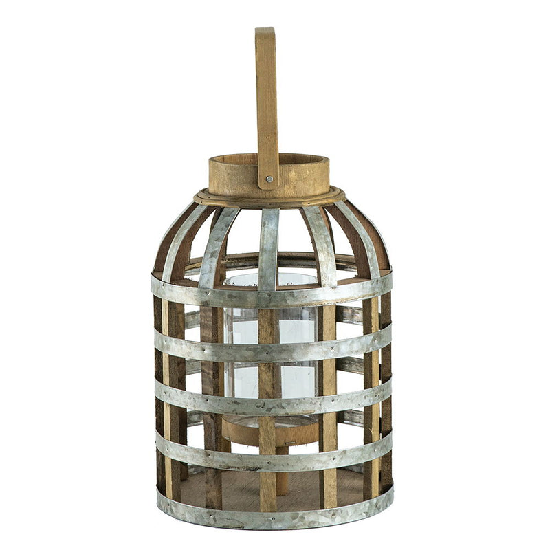 Decorative Lantern With Handle, Wooden Lantern For Indoor / Outdoor, Home Garden Wedding