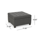 Isabella - Contemporary Ottoman With Storage
