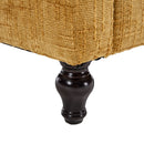 Chenille 2 Seater Sofa With LED Light, USB Charging Port, And Storage Bag