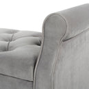 Jacqueline - Tufted Roll Arm Storage Bench