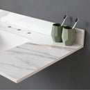 Vanity Top With Undermount Sink And Backsplash, Sintered Stone