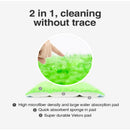 Superfine Fiber Washable Mat Spray Mop With 300Ml Reusable Bottle For Various Floors - Blue