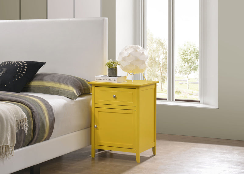 Izzy - 1 Drawer /1 Door Nightstand