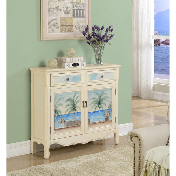 Largo 2 Drawer 2 Door Sideboard Storage Cabinet