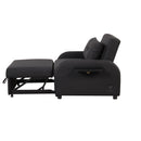 Versatile Pull Out Sofa Sleeper 3 In 1 With Wing Table & USB Charge, Compact Design