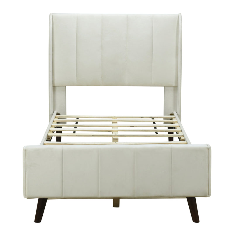 Upholstered Platform Bed Velvet