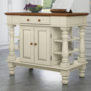 Montauk - Kitchen Island - Wood - White