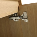 Modern Bathroom Vanity Combo With Single Resin Sink And Storage Cabinet