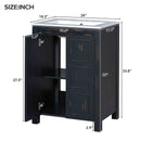 Bathroom Vanity Organizer With Sink, Combo Cabinet Set, Bathroom Storage Cabinet