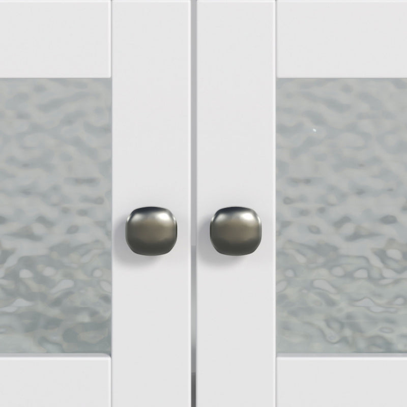 Bathroom Vanity With Ceramic Sink, Adjustable Shelf & Tip Out Tray