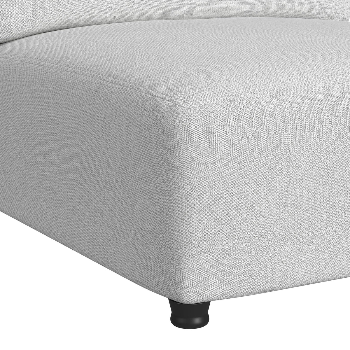 Zandara Modular Armless Chair in Beige by Elements International, view 4