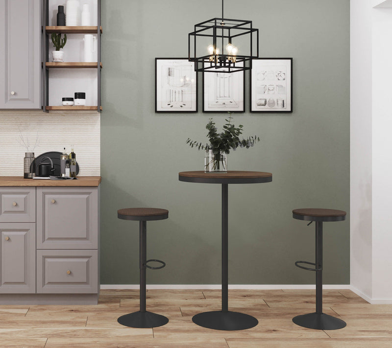 Dakota - Industrial Adjustable Bar Dinette Table