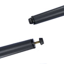 4 Piece Outdoor Patio Furniture Set, Metal Chairs With Woven Rope U Shaped Backrest