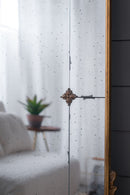 Lavish - Full Length Mirror, AntiqueMetal Floor Mirror For Living Room, Bedroom - Gold