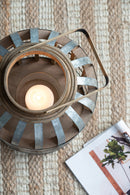 Decorative Lantern With Handle, Wooden Lantern For Indoor Outdoor, Home Garden Wedding