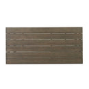 Rustic Nash Dining Table With Slat Design - Gray
