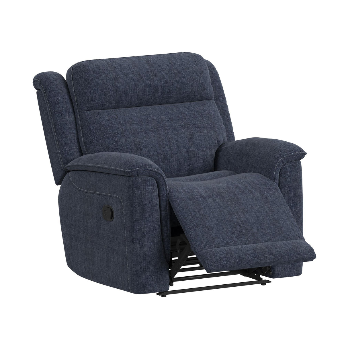 Striker Recliner in Blue by Elements International, view 4