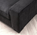 Luxe - Corduroy Sofa With Sleek Design, Spacious And Comfortable 3 Seater Couch