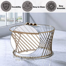 Bluelipe - Coffee Table - Champagne - Atlantic Fine Furniture Inc