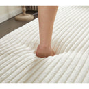 Floor Convertible Sleeper Sofa Bed With 2 Pillows