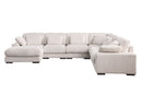 Nadine - Corduroy Modular Corner Sectional Sofa With Left Facing Chaise