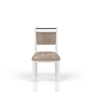 Rope Back Chair - Beige / Carmel