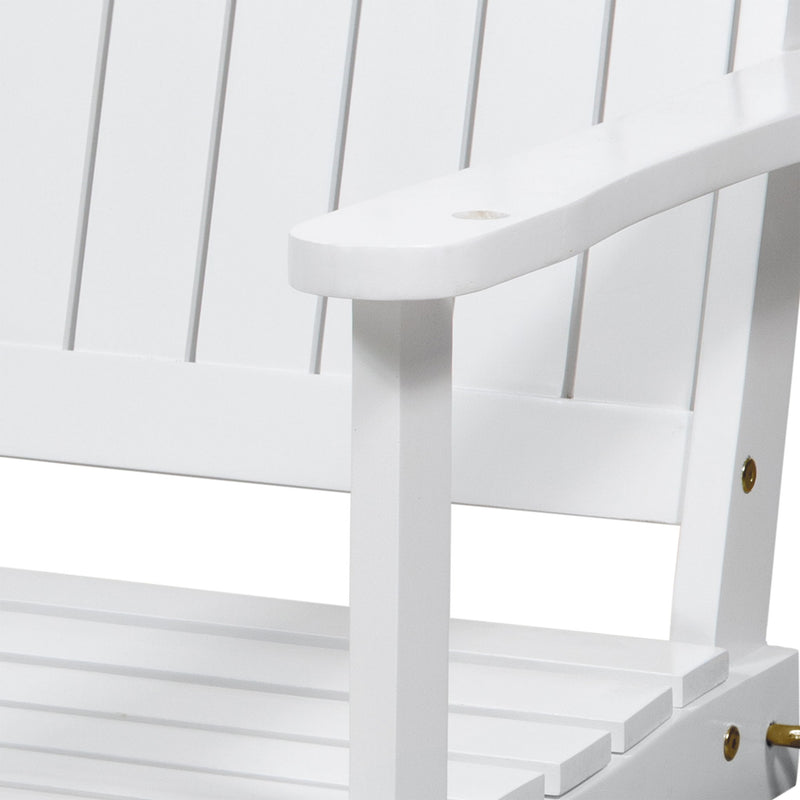Tambora - Porch Swing Acacia Wood Slat Design