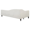 Modern L Shaped Linen Daybed With Legs