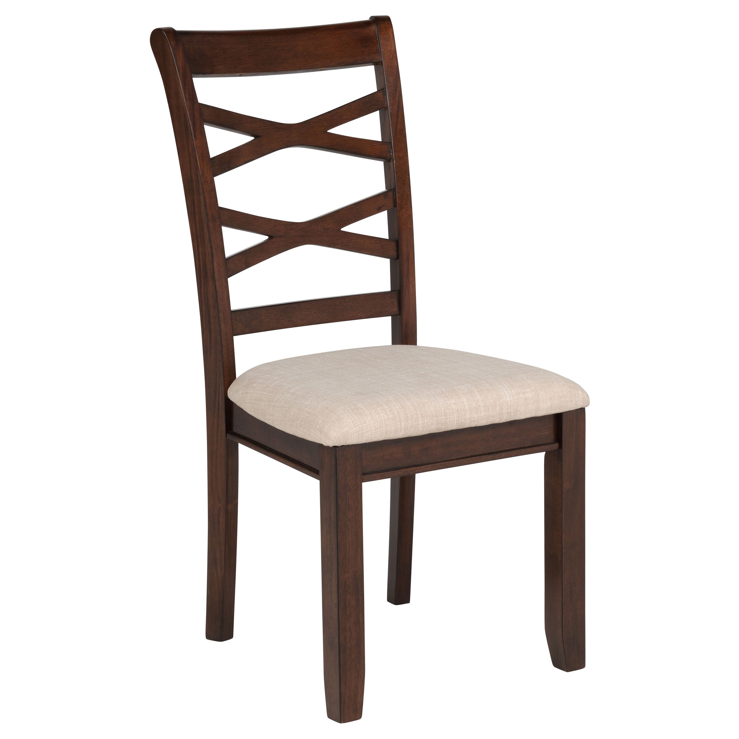 Barton 5-piece Round Wood Dining Table Set Dark Brown — view 9