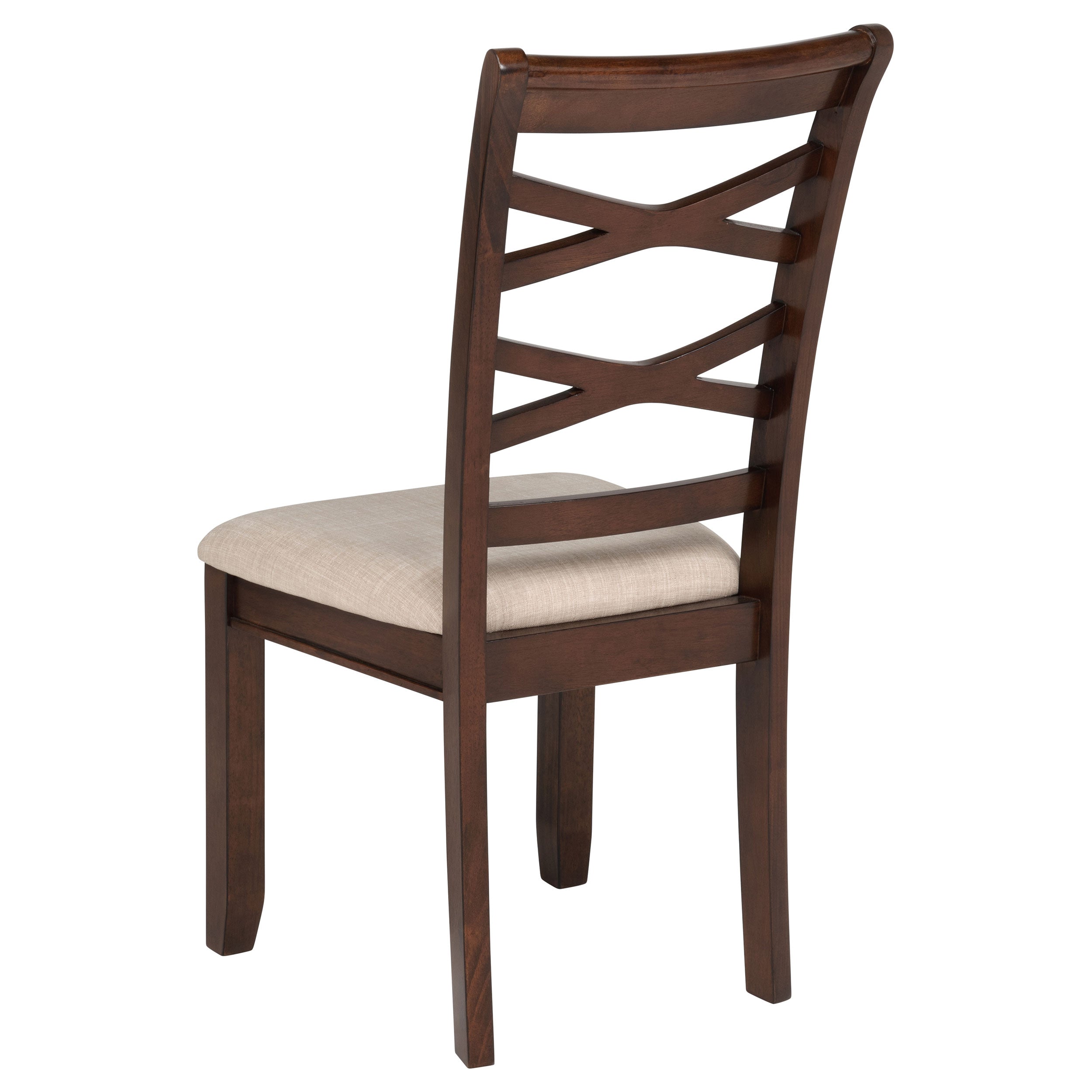Barton 5-piece Round Wood Dining Table Set Dark Brown — view 11