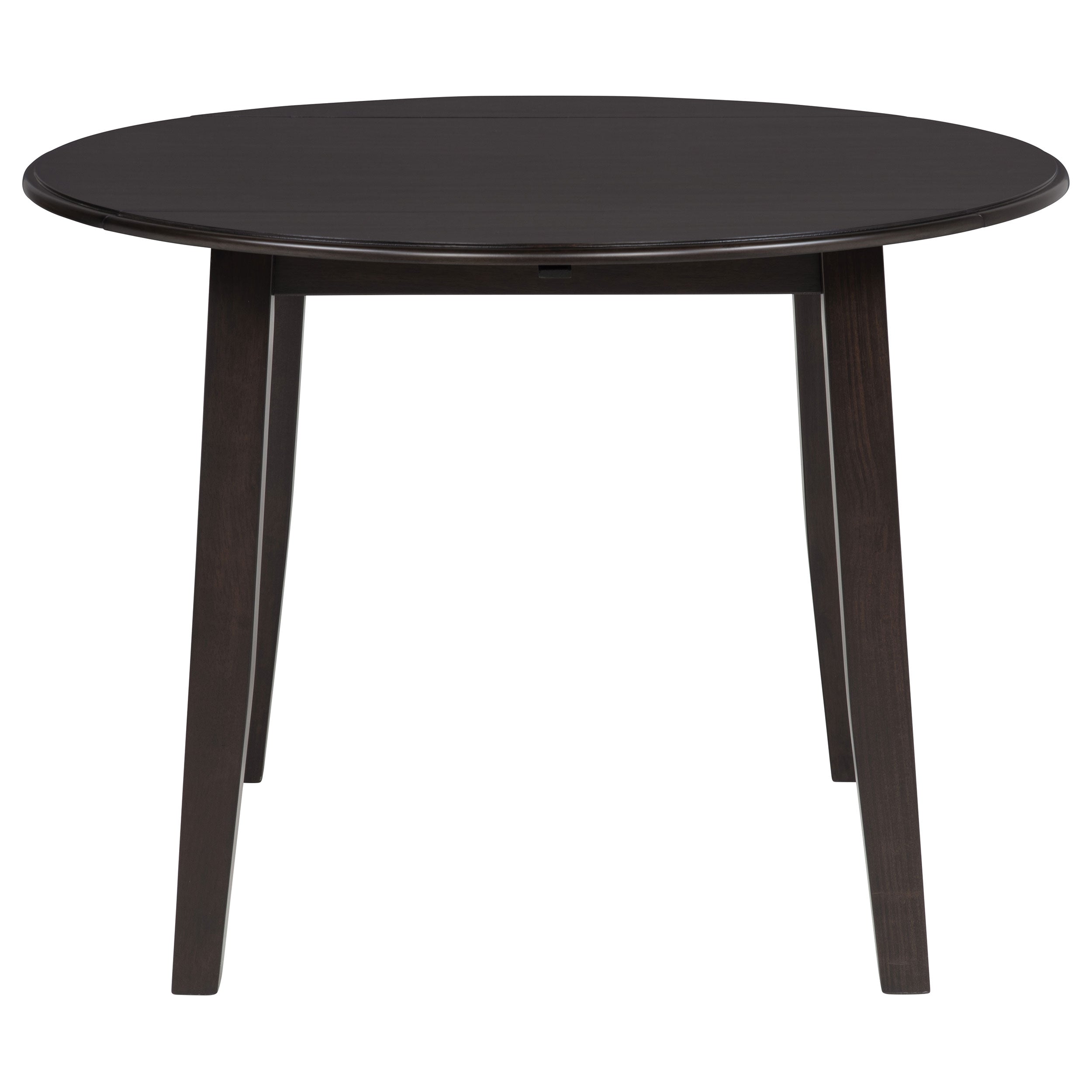 Catley 5-piece Round Drop Leaf Dining Table Set Dark Coffee — view 7