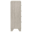 Trenton - 4-Drawer Bedroom Chest Of Drawers - Rustic Cream