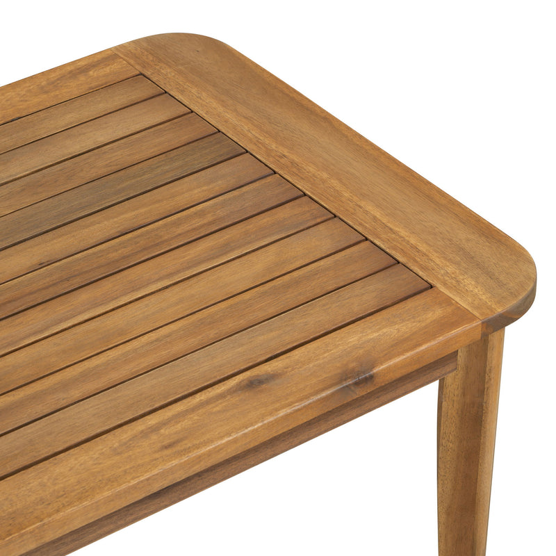 Westin - Outdoor Acacia Wood Coffee Table - Teak / Beige